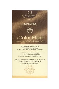 Apivita My Color Elixir Μόνιμη Φυσική Βαφή N9,3 Ξανθό Πολύ Ανοιχτό Χρυσό 50&75ml