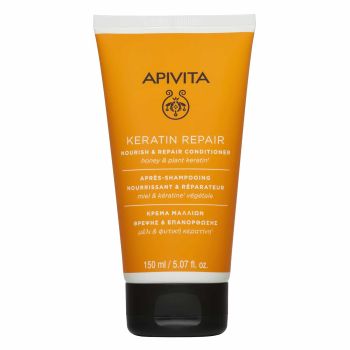 Apivita Keratin Repair Κρέμα Θρέψης & Επανόρθωσης με Μέλι & Φυτική Κερατίνη για Ξηρά-Ταλαιπωρημένα Μαλλιά 150ml