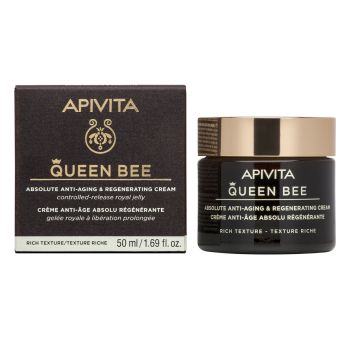 Apivita Queen Bee Κρέμα Απόλυτης Αντιγήρανσης & Αναγέννησης Πλούσιας Υφής 50ml (NEA)