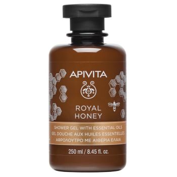 Apivita Royal Honey Κρεμώδες Aφρόλουτρο με Aιθέρια Έλαια Με Ελληνικό Θυμαρίσιο Μέλι 250ml
