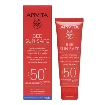 Apivita Bee Sun Safe SPF50 Αντηλιακή Ενυδατική Κρέμα-Gel Προσώπου 50ml