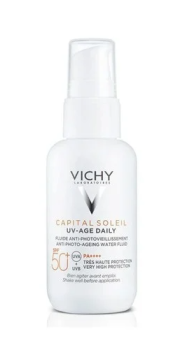 Vichy Capital Soleil UV-Age Daily SPF50+ PA++++ Λεπτόρευστο Αντηλιακό Κατά της Φωτογήρανσης 40ml