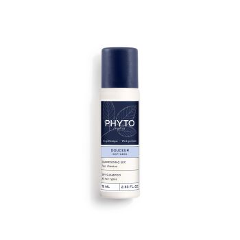 Phyto Douceur Softness Dry Shampoo All Hair Types 75ml Ξηρό Σαμπουάν για Όγκο, Κατάλληλο για Όλους τους Τύπους Μαλλιών