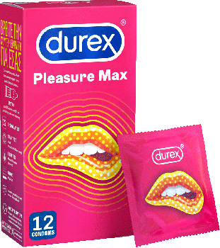 Durex-Προφυλακτικά-Με-Κουκκίδες-&-Ραβδώσεις-Pleasure-Max-6τμχ