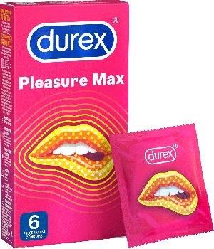 Durex-Προφυλακτικά-Με-Κουκκίδες-&-Ραβδώσεις-Pleasure-Max-6τμχ