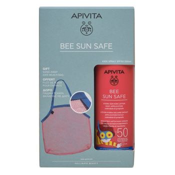 Apivita PROMO Bee Sun Safe Promo Ενυδατική Αντηλιακή Λοσιόν για Παιδιά - Εύκολη Εφαρμογή SPF50 200ml & Παιδική Τσάντα Θαλάσσης