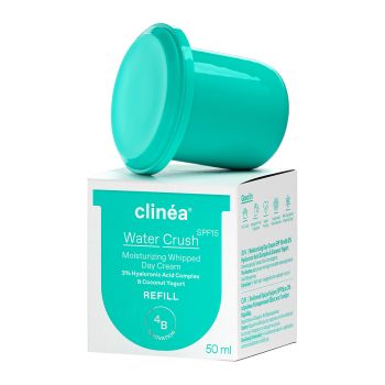 Clinéa Water Crush SPF15 Ενυδατική Κρέμα Ημέρας Refill 50ml 