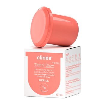 Clinéa Tint n' Glow Refill Gel-Κρέμα Ενίσχυσης Λάμψης με Χρώμα 50ml
