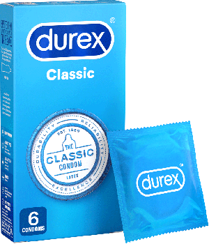 Durex Classic Προφυλακτικά Ευκολοφόρετα 6 τεμάχια