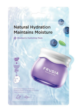 Frudia Blueberry Hydrating Mask Natural Hydration Maintains Moisture Υφασμάτινη Μάσκα με Εκχύλισμα Μύρτιλου για Ενυδάτωση 1τμχ