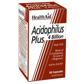 Health Aid Acidophilus Plus 4 Billion 60caps