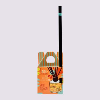 Aloeplus Reed Diffuser Sweet Blossom Αρωματικό Χώρου Με Βανίλια Πορτοκάλι 125ml