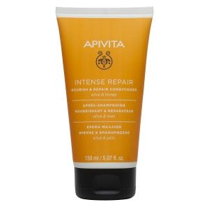 Apivita Holistic Hair Care Kρέμα Θρέψης & Επανόρθωσης για Ξηρά - Ταλαιπωρημένα Μαλλιά με Ελιά & Μέλι 150ml