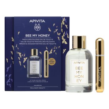 Apivita Promo Bee My Honey Eau de Toilette 100ml & Δώρο Επαναγεμιζόμενο Σπρέι Αρώματος
