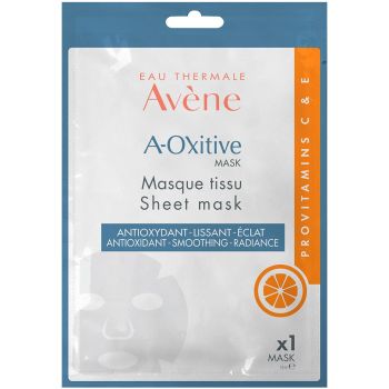 Avene A-Oxitive Mask Υφασμάτινη Μάσκα με Αντιοξειδωτική Δράση για Λείανση & Λάμψη 1 Τεμάχιο