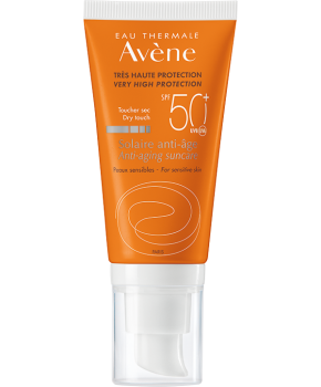 Avene Solaire Anti Age Dry Touch SPF50+ Αντηλιακή Κρέμα Προσώπου Αντιγηραντική Δράση 50ml