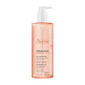 Avene Xeracalm Nutrition Shower Cream για Πρόσωπο & Σώμα για Ευαίσθητες & Ξηρές Επιδερμίδες 500ml 
