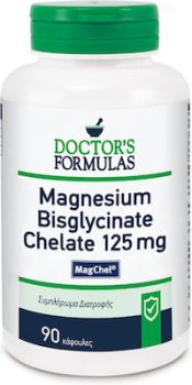 Doctor's Formulas Magnesium Bisglycinate Chelate 125mg 90 κάψουλες