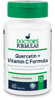 Doctor's Formulas Quercetin + Vitamin C 60 κάψουλες