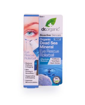 Dr.Organic dead sea mineral eye rescue rollerball 15ml