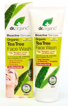 Dr.Organic Tea Tree Face Wash 200ml