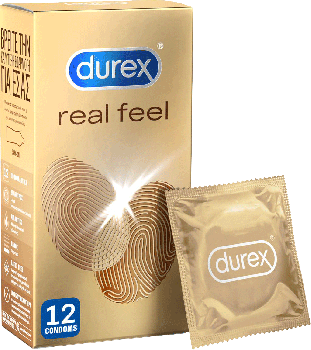 Durex Προφυλακτικά Πολύ Λεπτά Χωρίς Λάτεξ Real Feel 6τεμ