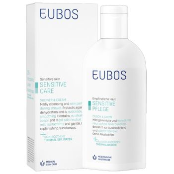 Eubos Sensitive Care Shower & Cream 200ml 1