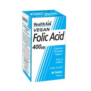 Health Aid Folic Acid 400mg 90 tabs