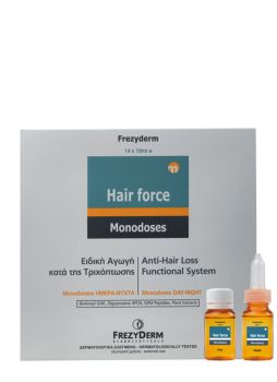 Frezyderm Hair Force Monodose Day/Night Ειδική Αγωγή Κατά Της Τριχόπτωσης 14x10ml