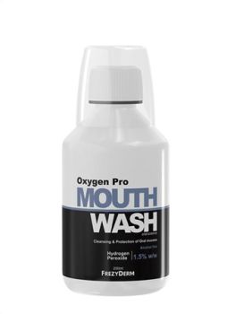 Frezyderm Mouthwash Oxygen Pro Στοματικό διάλυμα Υπεροξείδιο Υδρογόνου 1,5% 250ml 