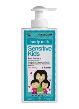 Frezyderm Sensitive Kid's Body Milk Παιδικό Ενυδατικό Γαλάκτωμα για Πρόσωπο και Σώμα 200ml