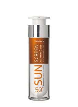 Frezyderm Sun Screen Cream to Powder Vitamin D Like SPF50+ 50ml Αντηλιακό Προσώπου με Αίσθηση Πούδρας 50ml