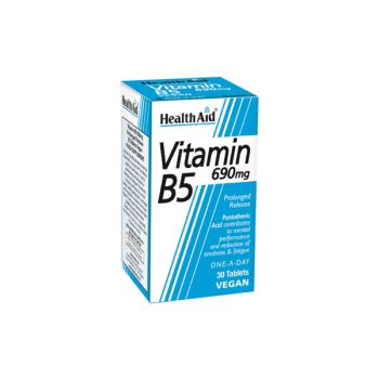 Health Aid Vegan Vitamin B5 690mg 30tabs