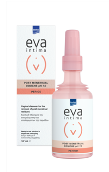 Intermed Eva Intima Post Menstrual Douche pH 7.0 Period - Κολπική Πλύση Κατα Των Υπολειμμάτων Της Περιόδου 147ml