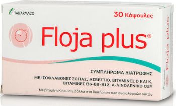 ITF Floja Plus Συμπλήρωμα Διατροφής για την Αντιμετώπιση των Συμπτωμάτων της Εμμηνόπαυσης  30 caps