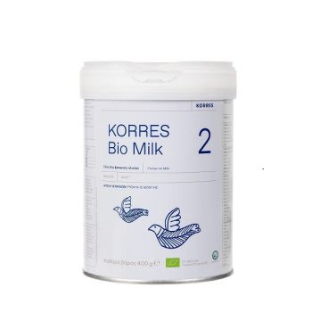 Korres Bio Milk 2, Βιολογικό Αγελαδινό Γάλα για Βρέφη (6-12 μηνών) 400gr