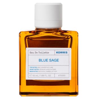 Korres Blue Sage Eau De Toilette Ανδρικό Άρωμα 50ml