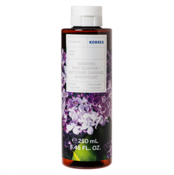Korres Body Cleanser Santorini Grape Renewing 250ml Ενυδατικό Αφρόλουτρο με Φρέσκο, Φρουτώδες Άρωμα από Αμπέλια Σαντορίνης