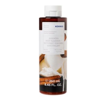 Korres Body Cleanser Vanilla Cinnamon 250ml Αφρόλουτρο με Κρεμώδες Άρωμα Βανίλια Συνδυασμένο με Ζεστές Νότες Κανέλας