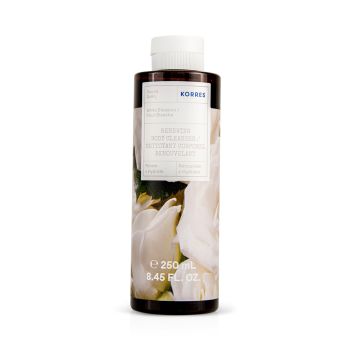 Korres Body Cleanser White Blossom Renewing 250ml Αναζωογονητικό Αφρόλουτρο με Νότες από Λευκά Άνθη, Περγαμόντο & Άρωμα Πούδρας