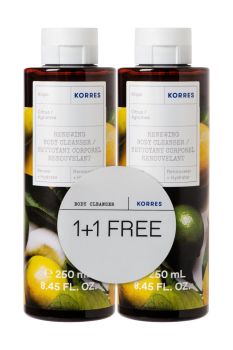 Korres Body Cleanser Citrus 250ml Ενυδατικό Αναζωογονητικό Αφρόλουτρο με Άρωμα Κίτρο