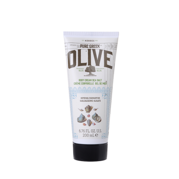 Korres Pure Greek Olive Body Cream Sea Salt Ενυδατική Κρέμα Σώματος Με Θαλασσινό Αλάτι 200ml