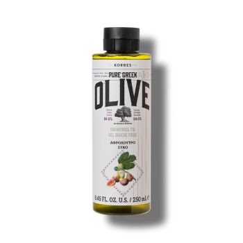 Korres Pure Greek Olive Fig Showergel Αφρόλουτρο Με Εκχύλισμα Φύλλων Ελιάς & Άρωμα Σύκο 250ml