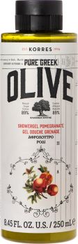 Korres Pure Greek Olive Pomegranate Showergel Αφρόλουτρο Με Εκχύλισμα Φύλλων Ελιάς & Άρωμα Ρόδι 250ml