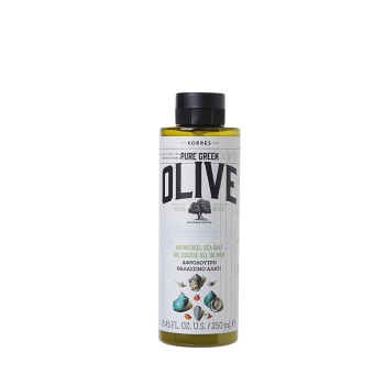 Korres Pure Greek Olive Showergel Sea Salt Αφρόλουτρο Θαλασσινό Αλάτι 250ml