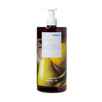 Korres Renewing Body Cleanser Bergamot & Pear  Αφρόλουτρο με Άρωμα από Περγαμόντο & Αχλάδι 1000ml