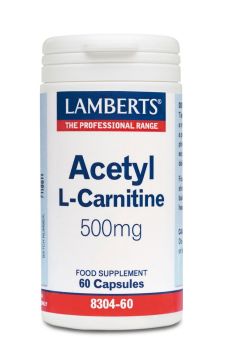 Lamberts Acetyl L Carnitine 500mg 60 caps
