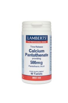 Lamberts Calcium Pantothenate Vitamin B5 500MG 60Tabs