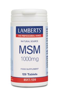 Lamberts MSM 1000mg 120 Tablets   