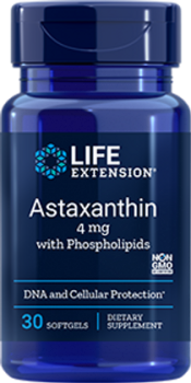 Life Extension Astaxanthin 4mg with Phospholipids 30 softgels